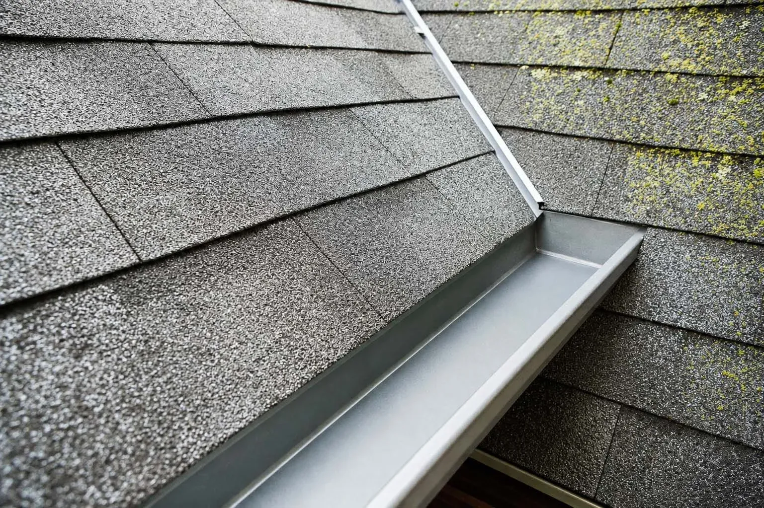 After gutter cleaning